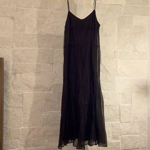 Jigsaw London Silk Maxi Dress w/ Adjustable Straps